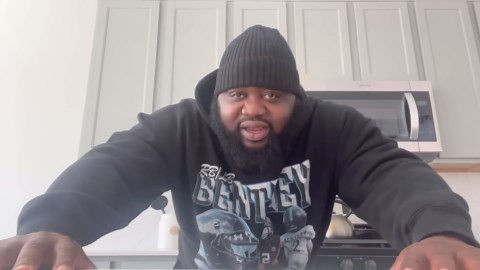 Smacking while eating to see how my wife reacts!