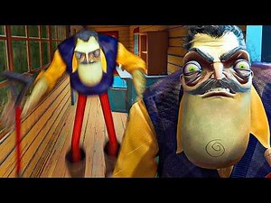 THE NEW NEIGHBOR ATTACKS.. - Hello Neighbor 3 Pre Alpha (FULL GAME)