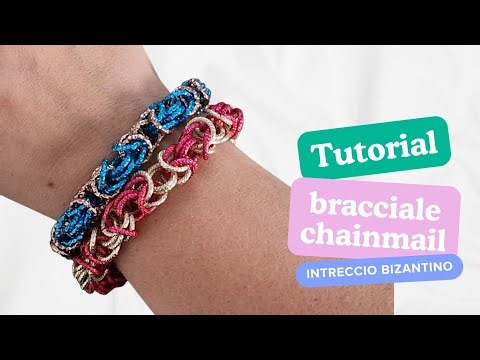 DIY Byzantine Chainmail Bracelet Step by Step