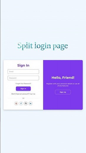 Animated Login Form Using HTML, CSS & JavaScript | Fully Responsive
