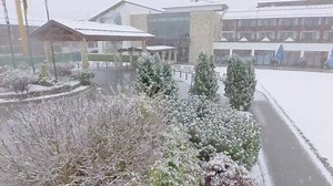 It started snowing at Edelweiss today! Ski season starts 18 November - ski ya later? | Edelweiss Lodge and Resort