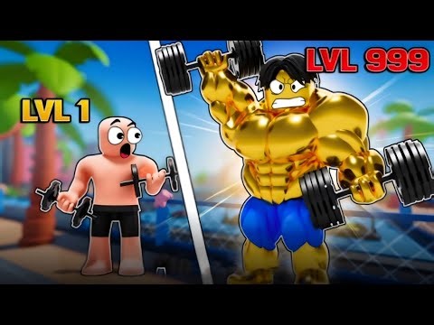 "ROBLOX" Body Transformation - Gym Star Simulator #4k 60fps# FullGameplay