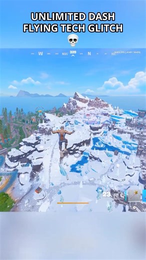 Unlimited Dash Flying Tech Glitch 💀 #relishh #fortnite