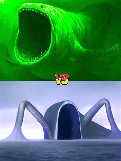 🔥👹sea eater vs green bloop-megalodon-mosasaurus-worm-blue whale-hippocampus #shorts #viral #monster