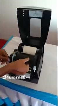 How to install ribbon loading and label load Honeywell ih 2 impact printer#barcode #techt#trending
