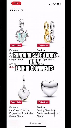 Macys pandora jewelry sale Black Friday #blackfriday #macys #pandora #jewelry #sales