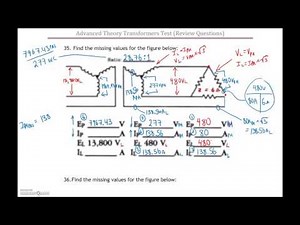 3 Phase Transformer Test #2 Review (Part 3)