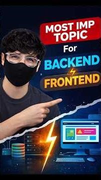 💻Important topic for web development || web development full course