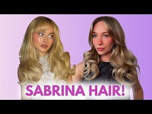 Sabrina Carpenter Hair! Big Blowout Tutorial with Dyson & ghd