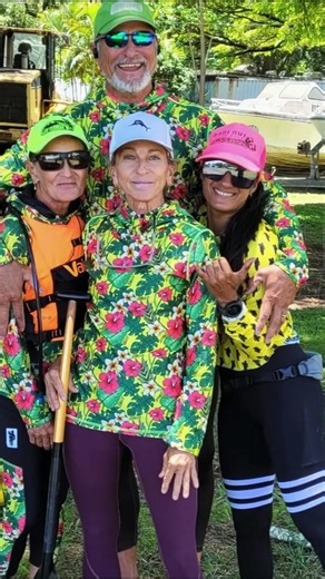 Different prints, same idea. Comfortable paddler hoodies made from recycled plastics with SPF 50 protection for long days on the water and everything after. | Silverback Hawaii