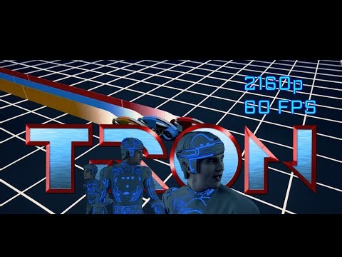 TRON (1982) FLYNN ESCAPES THE GRID (2160p60) #tron