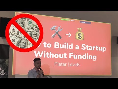 How to Build a Startup Without Funding by Pieter Levels @ Dojo Bali
