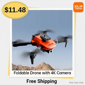 Foldable drone with 4K camera on Temu now only $11.48. | Temu