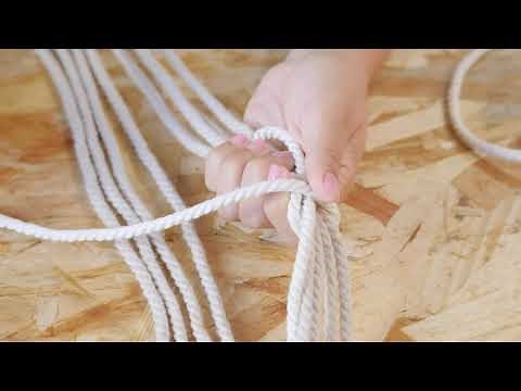 Comment faire un nœud de pendu (ou nœud marin) | Macramé