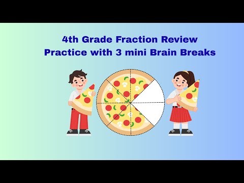 Fractions Made Fun! 4th Grade Whiteboard Review with Movement Breaks