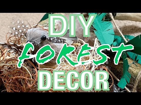 DIY FOREST ROOM DECOR | Enchanting decoration made with tree branches | Interesting Chandelier Decor