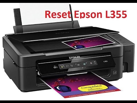 Reset impressora Epson L355 completo com software para baixar