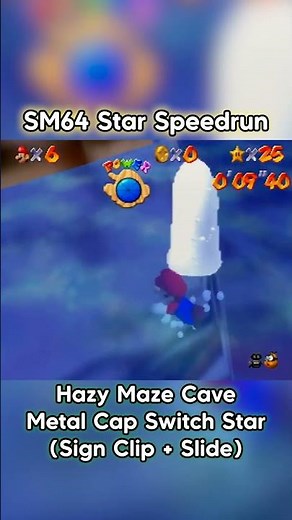 RTA World Record Switch Star with HUGE CLIP in mario 64 #mario #speedrun #nintendo #retrogaming