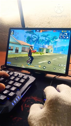 Pc❌mini mobile setup ✅Free Fire Gaming Keyboard|⌨️🖱📱GG Mouse Pro #freefire​ #mixpro​ #ggmousepro​