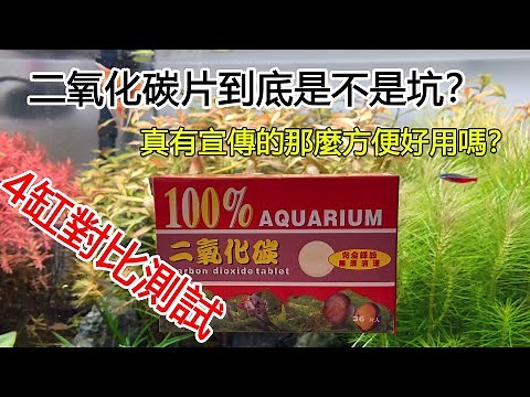 往草缸裡扔個藥片就有CO2，二氧化碳片到底是不是坑？真有宣傳的那麼方便好用嗎？|CO2 tablet culture aquatic grass test.