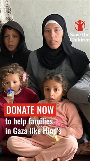 You can help. 🙏 Donate now to support more families in Gaza. | Save the Children International