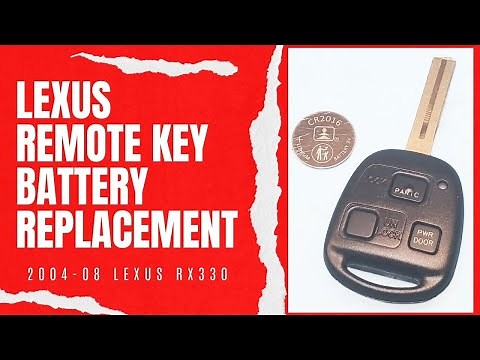 🇺🇸 Lexus RX330 Remote Fob Battery Change | How To Do a Remote Key Fob Battery Replacement!