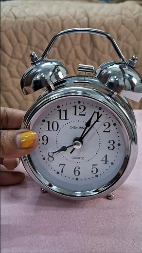 Classic Twin Bell Alarm Clock Retro Style Loud Sound #retro #alarmclock #classic