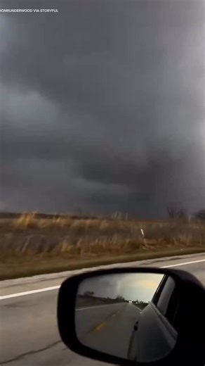 An EF-2 tornado touched down in central illinois on December 28, damaging homes in Blue Mound, Elwin, and Long Creeky #tornado #weather #weatherupdate | WeatherBug
