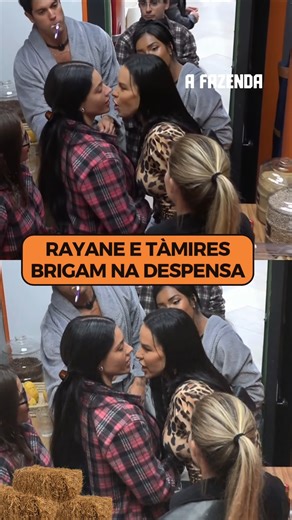 Fogo no feno! 🔥 Rayane e Tàmires se enfrentaram em um barraco daqueles na despensa! A confusão foi generalizada e esquentou o clima na Sede 👀 | Record Cabo Verde