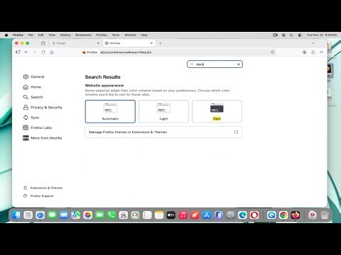 How to Enable Dark Mode in Firefox (MacBook)