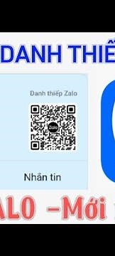 Cách gửi danh thiếp qua zalo/Sáng Tạo Việt