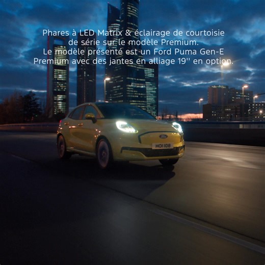 519 reactions | L'énergie d'un félin et la puissance de l'électrique : découvrez le nouveau Ford Puma Gen-E ⚡️‍⬛ Consommation électrique: 13,1-13,7 kWh (cycle mixte) WLTP *L'images diffère du modèle présenté. | Ford Belgium | Facebook