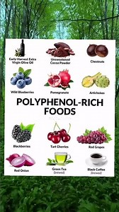 🌿 Top Polyphenol-Rich Foods for Better Health, Longevity & Wellness