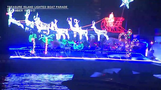 90K views · 2.9K reactions | LIGHTED BOAT PARADE: Treasure Island has...