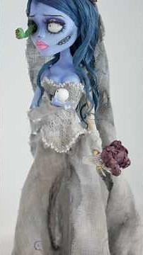 full video on making a custom corpse bride doll is posted! #dollcustomizer #corpsebride