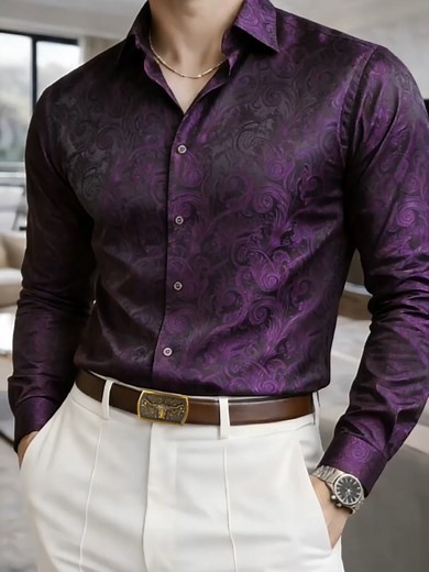 Styling Tips for a Purple Shirt: Smart Casual Looks