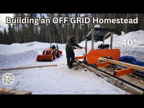 What It Really Takes to Keep Building Our Off Grid Homestead in Winter