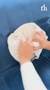 Say goodbye to stubborn stains on your velvet sofa! This clever DIY trick makes cleaning a breeze. #familyhandyman #diy #cleaningtips #homehacks #stainremoval #homedecor | Family Handyman