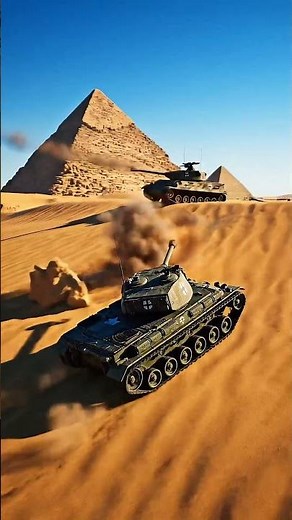 Mini Tanks Battle in the Desert Pyramids 🌵🛡️ Explosions & Extreme Action! 💥#short#tankwar#adventure