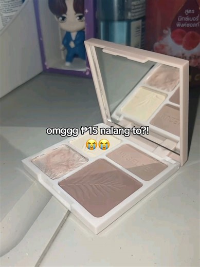 Affordable 4 in 1 Makeup Palette for ₱15 Sale