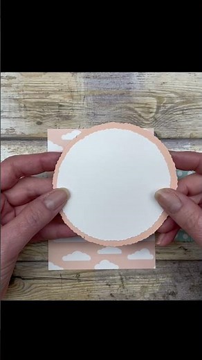 Interlocking Card with Circle Shapes #shorts #cardmaking #stampinup #funfoldcards #