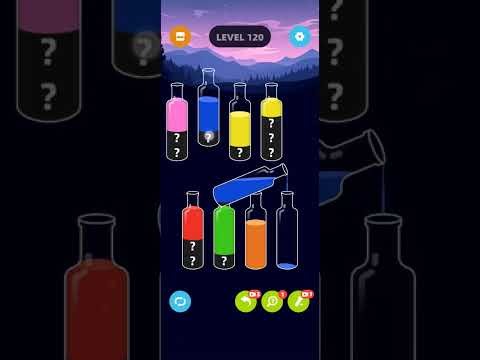 Water Sort Master Level 117- 121 Walkthrough Solution 