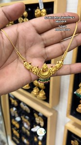 22KT gold necklace @sri_krishna_jewllers_ #ring #jewelry #jewellery #rings #necklace #gold #bracelet #fashion #earrings #silver #love #diamond #handmade #accessories #diamonds #handmadejewelry #wedding #bride #women #jewels #style #diamondring #jewelrydesign #jewelryaddict #kannada #mysore #weddingring #pendant #engagement #k | SRI Krishna Jewellers