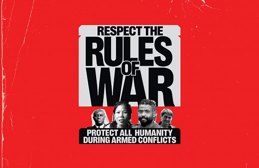 RESPECT THE RULES OF WAR