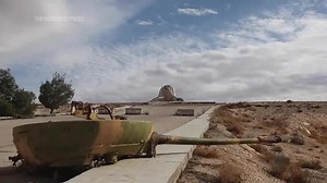Rebels topple largest statue of Hafez Assad in Syria