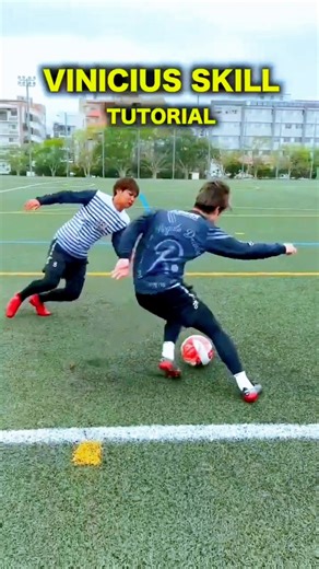 Vinicius Skill Tutorial ⚡🇧🇷 football skills! #footballskills #soccerskills #tutorial #shorts