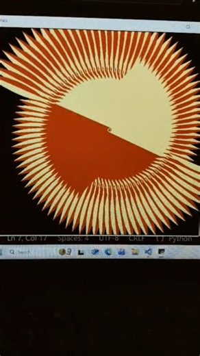 Python Creates This Satisfying Art 🎭#python #design #shorts #shortvideo #viralvideo #coding