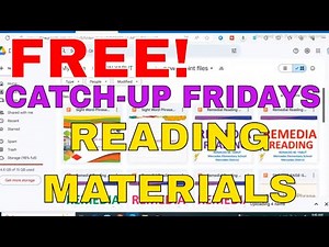 FREE! CATCH-UP FRIDAY READING MATERIALS - DepEd - Project DEAR