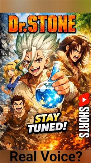 Dr. Stone Characters & Their Voice Actors! 🧪✨ #Dr.Stone #Anime