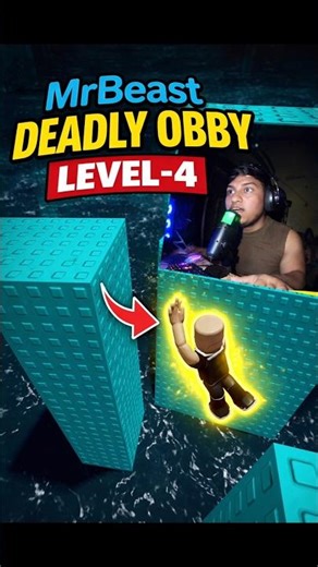 MRBEAST DEADLY OBBY LEVEL 4 😱 | Roblox Impossible Challenge!